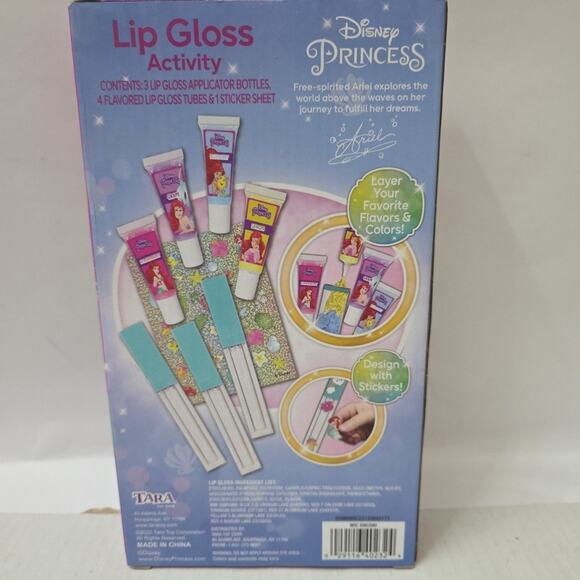 Disney Princess Create Your Own Lip Gloss Activity Set - The Little Mermaid New - Picture 2 of 6